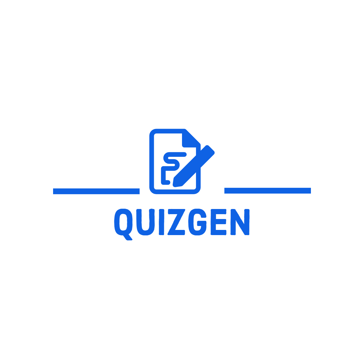 This is an image of an QUIZGEN logo